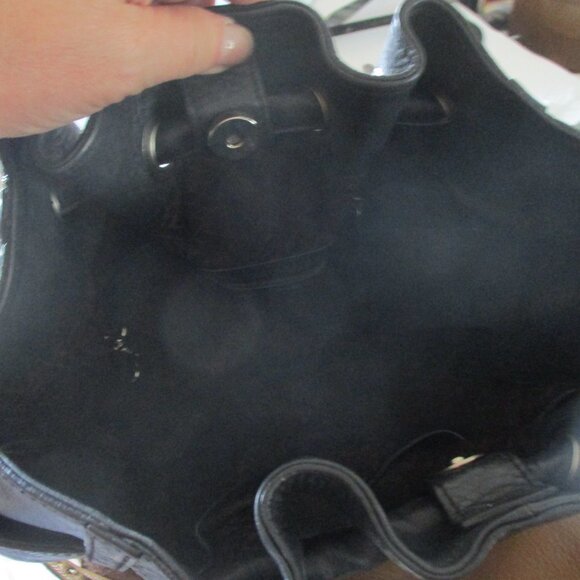 Cole Haan Pebbled Leather Two Handle Satchel classic black - Picture 4 of 9